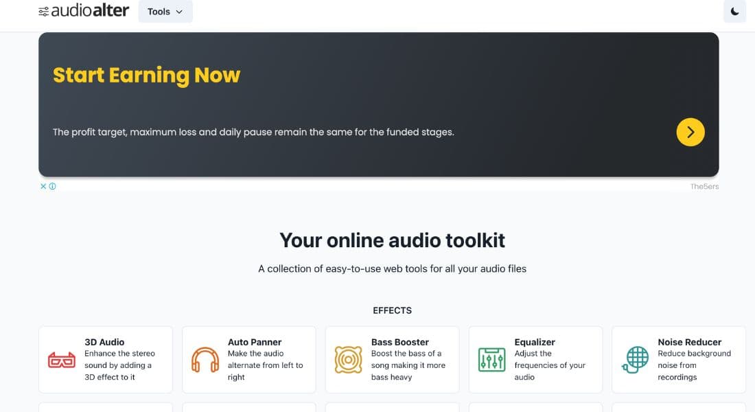 Audioalter: Free Online Audio Editor for Effortless Sound Transformation