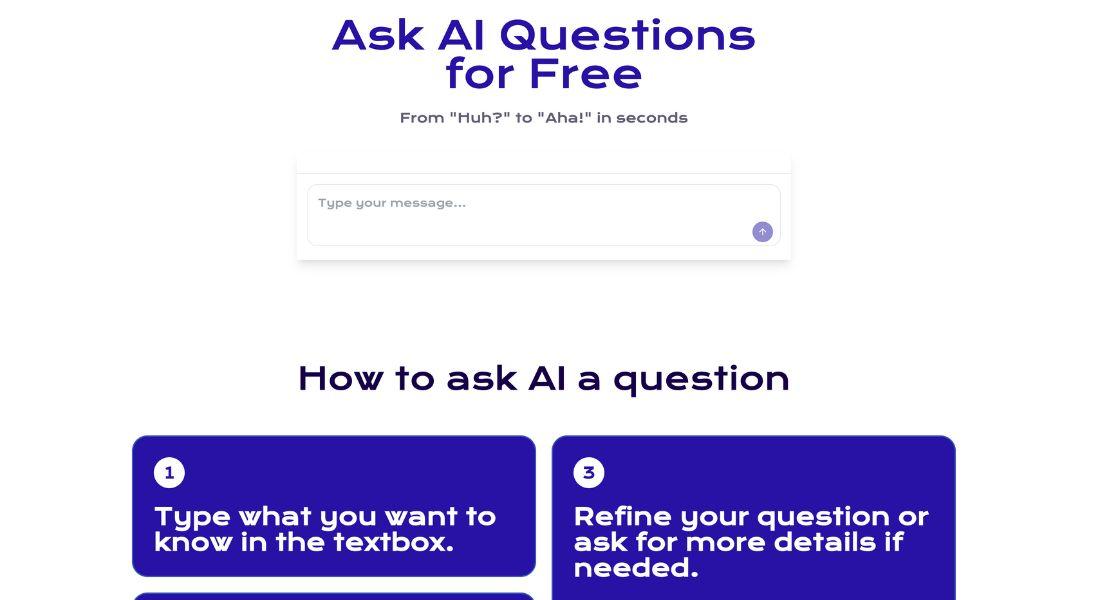 🔍 Ask AI Questions: The Free AI Q&A Tool with Instant Answers